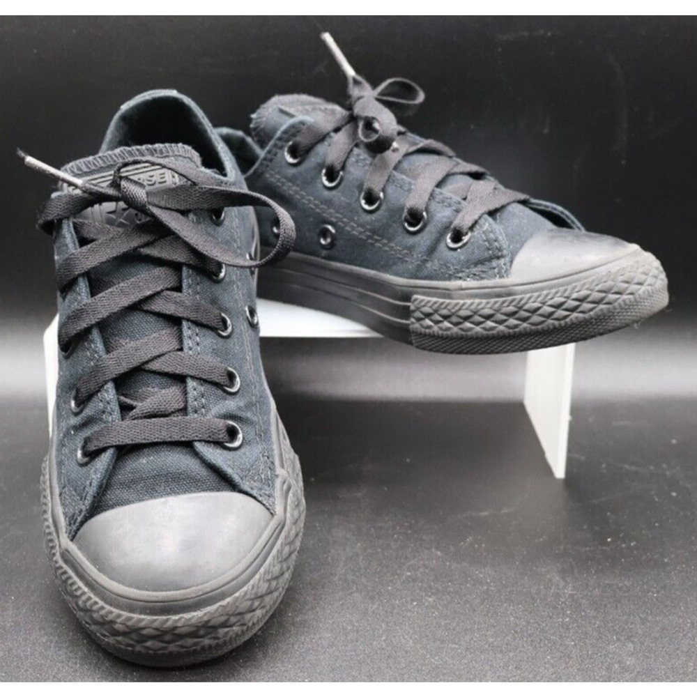 Converse All Star Chuck Low Youth US Size 13 Black Comfort Walking Sneaker Shoes
